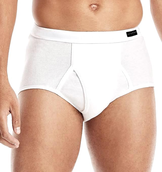 Men's Soft and Breathable Cotton Briefs with Comfort Waistband
