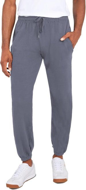 Men's Fleece Jogger Pants Athletic Loose-fit Sweatpants