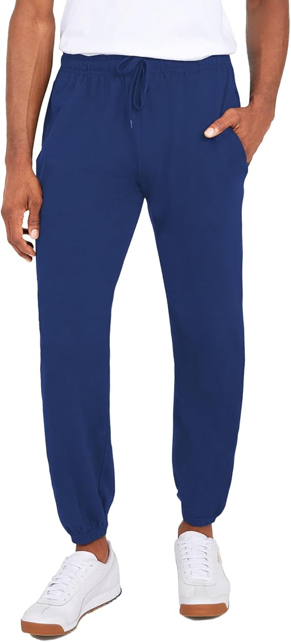 Men's Fleece Jogger Pants Athletic Loose-fit Sweatpants