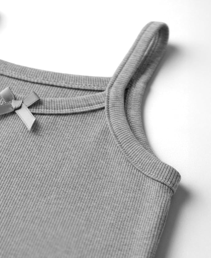Girls' 100% Cotton Cami Tanks