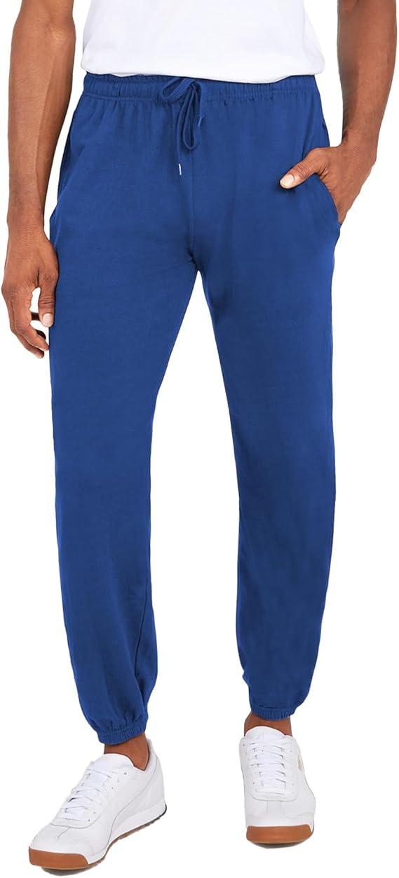 Men's Fleece Jogger Pants Athletic Loose-fit Sweatpants