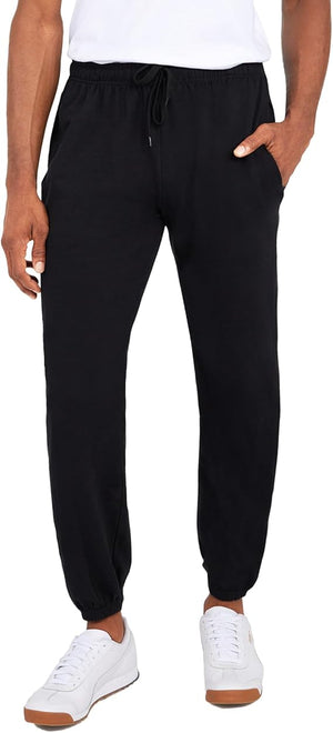 Men's Fleece Jogger Pants Athletic Loose-fit Sweatpants