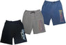 Men's Soft & Light Cotton Drawstring Yoga Lounge & Sleep Jam Shorts/Jersey Shorts with Pockets (3 Pack)