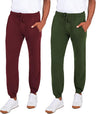 Men's Fleece Jogger Pants Athletic Loose-fit Sweatpants