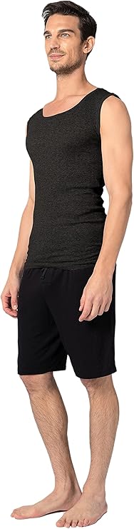 Men's Sleeveless Crew Cotton Muscle Tanks