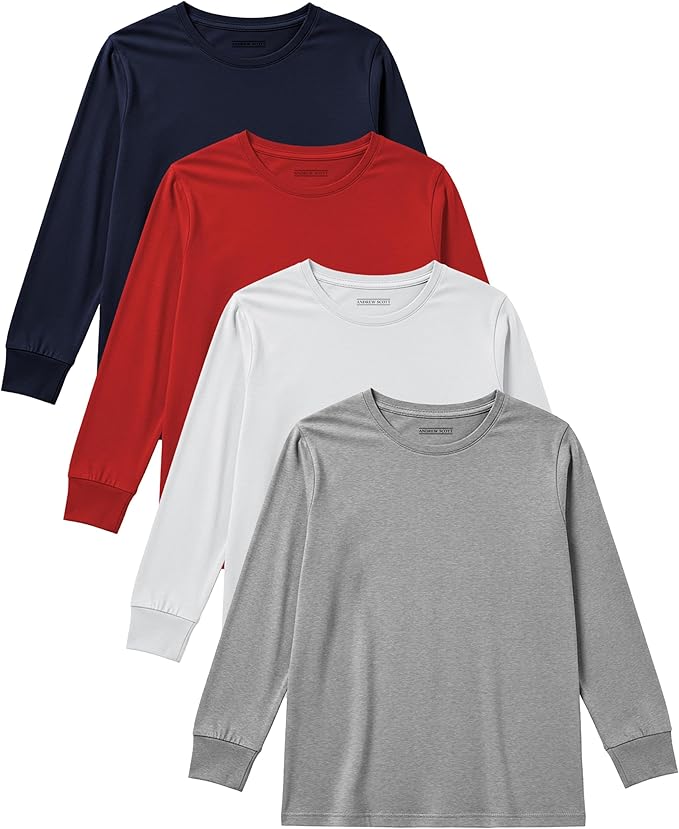 Boys' Long Sleeve Cotton T Shirts