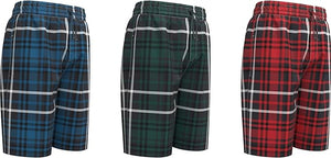 Men's Soft Poplin Woven Pajama & Sleep Jam Cargo Short Lounge Pants