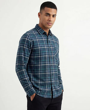 Men's Button Down Regular Fit Long Sleeve Plaid Flannel Casual Shirts