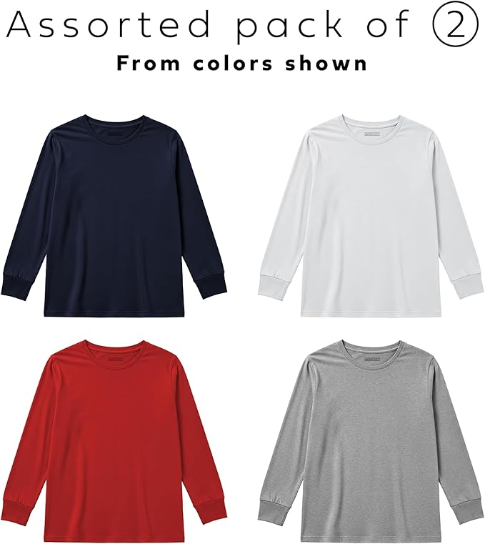 Boys' Long Sleeve Cotton T Shirts