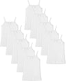 Girls' 100% Cotton Cami Tanks