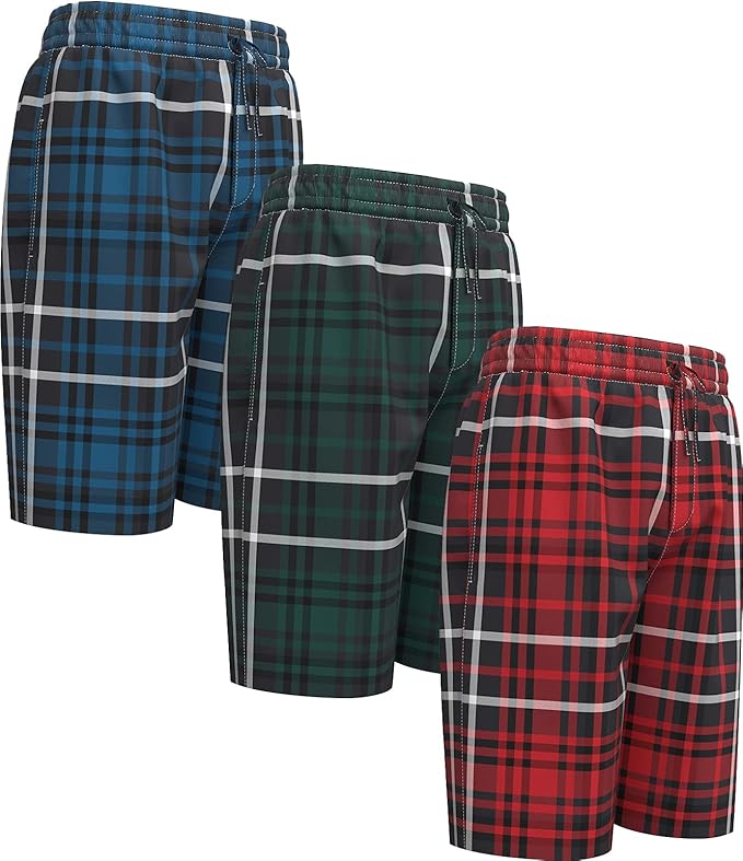 Men's Soft Poplin Woven Pajama & Sleep Jam Cargo Short Lounge Pants