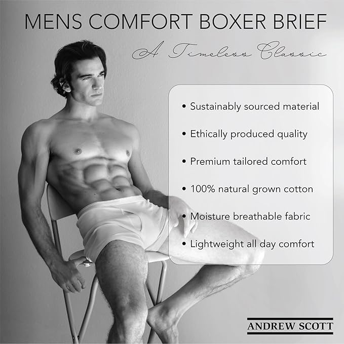 Men's Cotton Blend Boxer Shorts