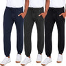 Men's Fleece Jogger Pants Athletic Loose-fit Sweatpants