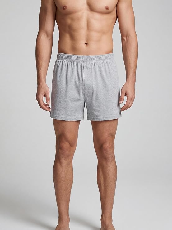 Men's Cotton Knit Sleep Boxers