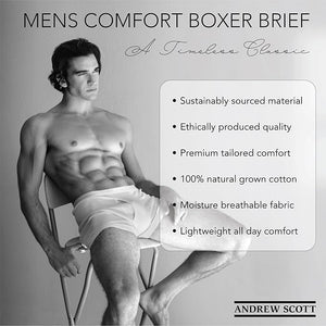 Big & Tall Men's Cotton Boxer Briefs Underwear