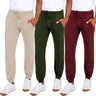Men's Fleece Jogger Pants Athletic Loose-fit Sweatpants