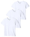 Men's Classic V-Neck White Short Sleeve Undershirts T Shirt
