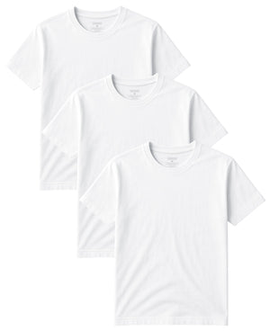Men's Classic Crew Neck Short Sleeve Cotton Undershirts / T Shirts