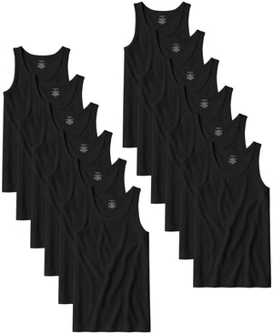 Men's Cotton A-Shirt Tanks (Multi-Packs)
