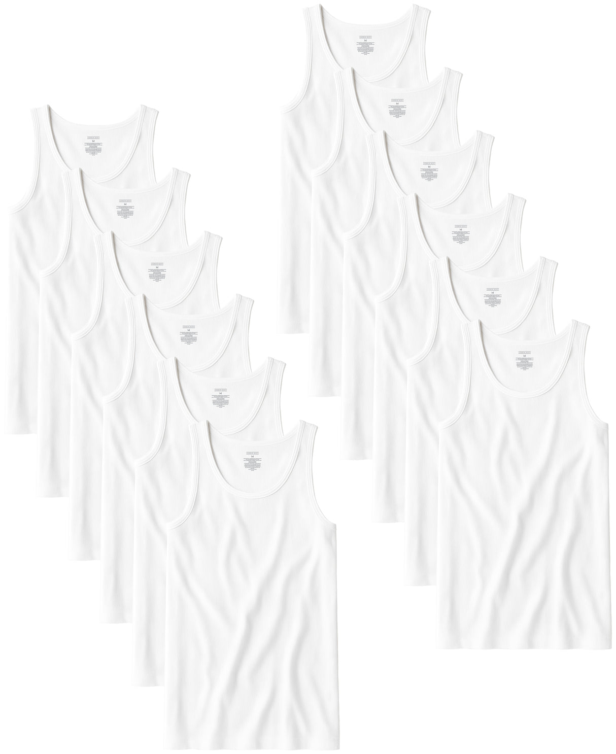 Men's Cotton A-Shirt Tanks (Multi-Packs)