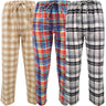 Men's Cotton Flannel Fleece Brush Pajama Sleep & Lounge Pants
