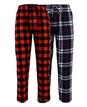 Men's Cotton Super Soft Flannel Plaid Pajama Pants