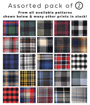 Men's Cotton Super Soft Flannel Plaid Pajama Pants