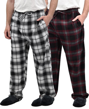 Men's Cotton Super Soft Flannel Plaid Pajama Pants