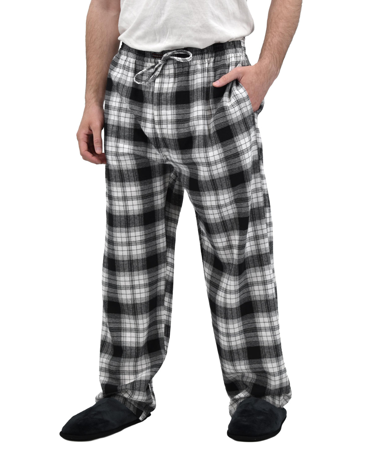 Men's Cotton Super Soft Flannel Plaid Pajama Pants