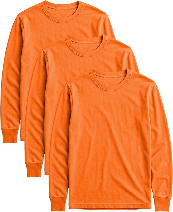Men's Midweight Cotton Long-Sleeve Crewneck