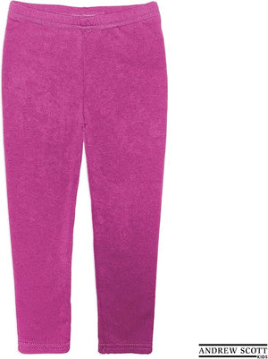 Toddler / Little Kids Unisex Cotton Stretch Snug Fitting Long Pant Leggings