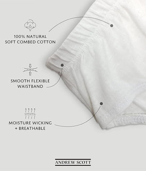 Men's All Natural Cotton Sport Briefs