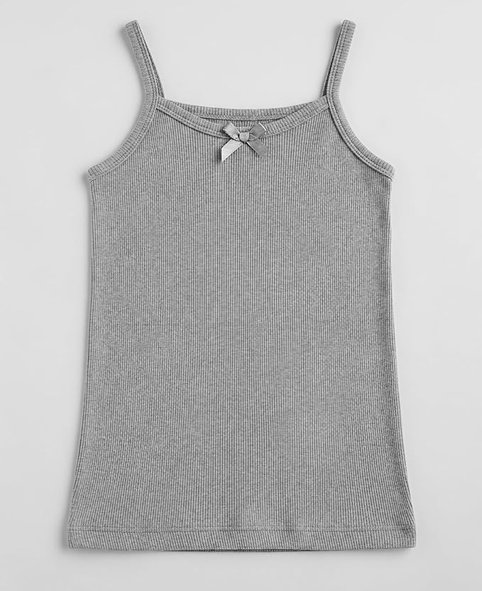 Girls' 100% Cotton Cami Tanks