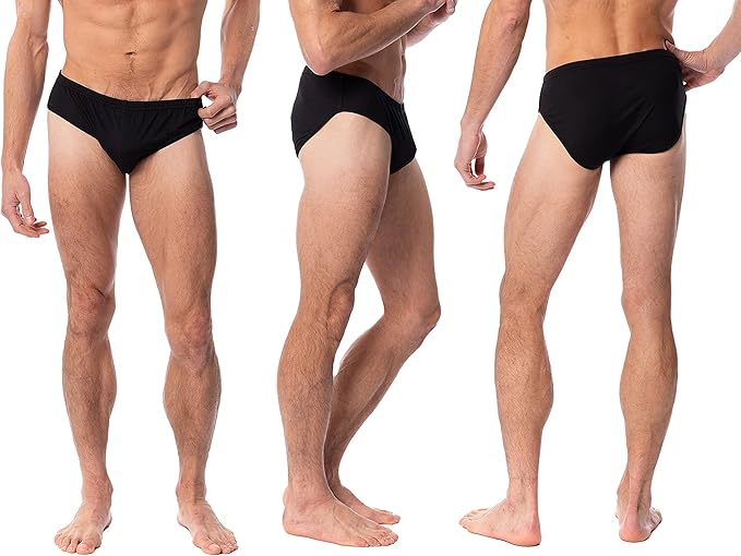 Men's All Natural Cotton Sport Briefs