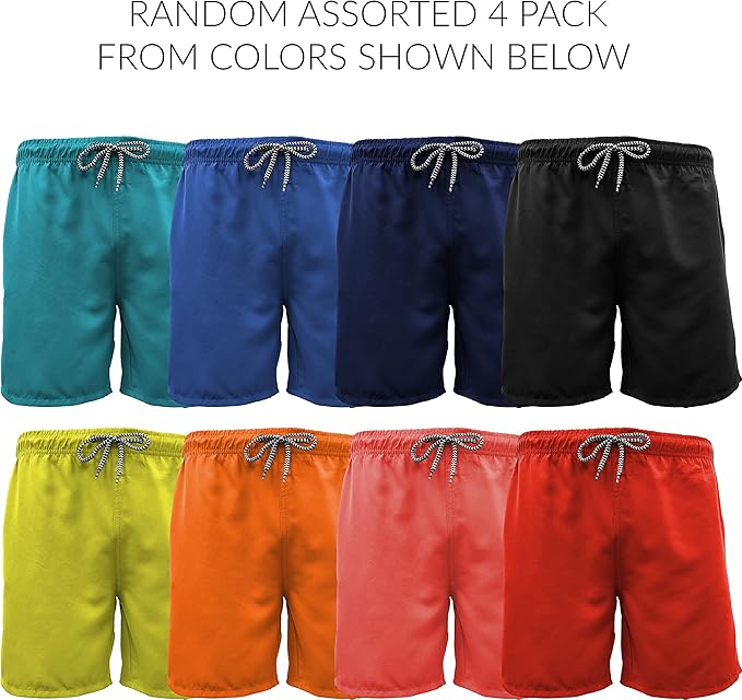 Men's Quick Dry Swim Shorts with Pockets