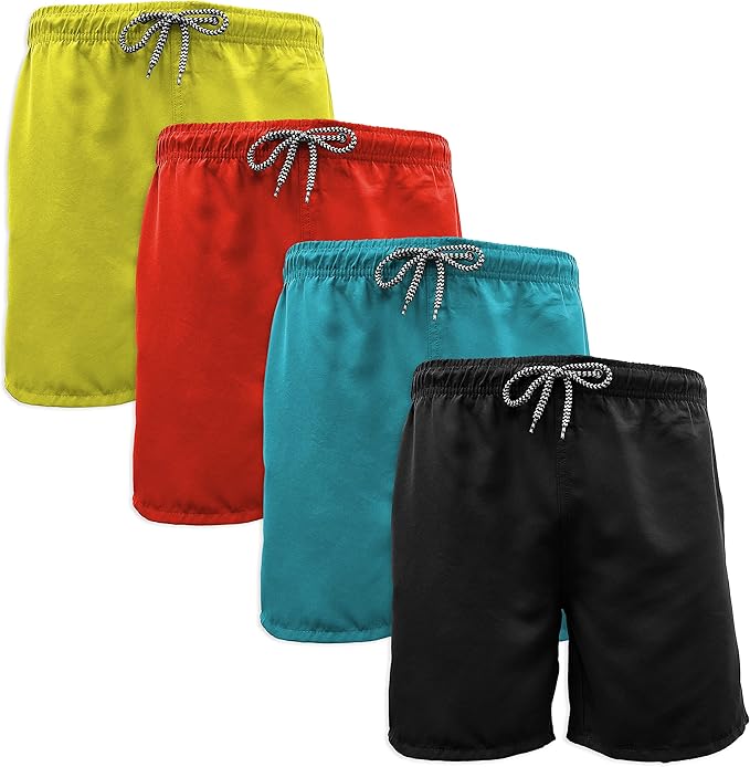 Men's Quick Dry Swim Shorts with Pockets