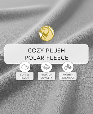 Women's Hooded Plush Fleece Bathrobe