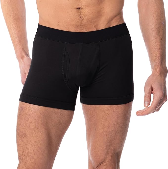 Men's Cotton Stretch Boxer Briefs