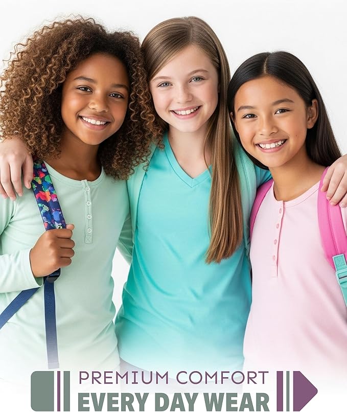 Girls' 100% Cotton Cami Tanks
