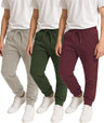 Boys Fleece Joggers Pants, Athletic Loose-fit Kids Sweatpants for Sports