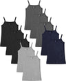 Girls' 100% Cotton Cami Tanks