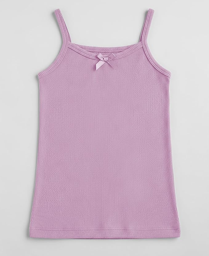Girls' 100% Cotton Cami Tanks