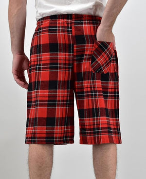 Men's Cotton Flannel Soft Woven Pajama/Lounge Sleep PJ Shorts (MultiPacks)