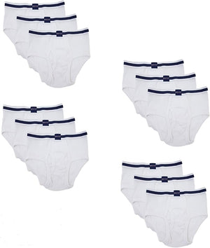 Cotton Underwear Briefs for Toddlers and Big Boys