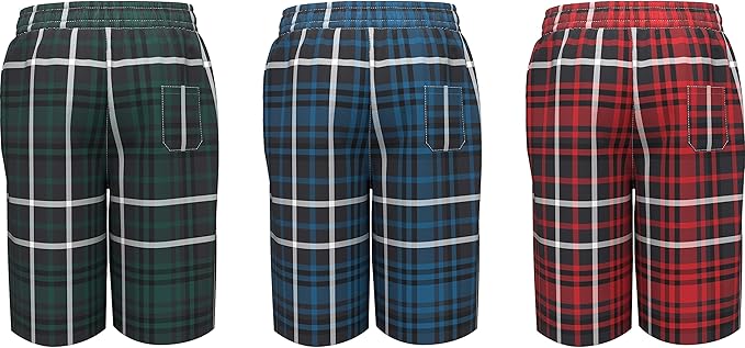Men's Soft Poplin Woven Pajama & Sleep Jam Cargo Short Lounge Pants