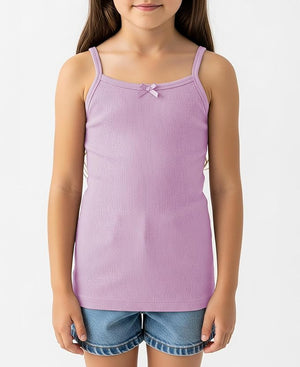 Girls' 100% Cotton Cami Tanks