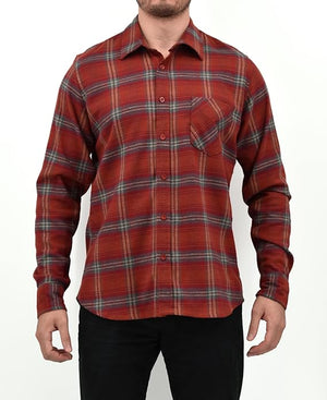 Men's Button Down Regular Fit Long Sleeve Plaid Flannel Casual Shirts
