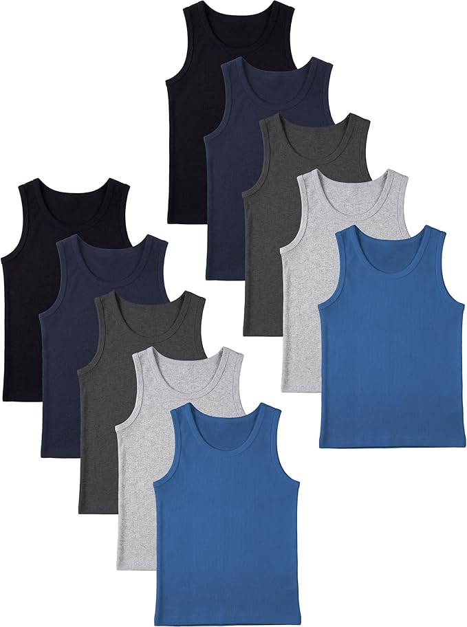 Boys' A-Shirt Sport Tank Top Undershirts