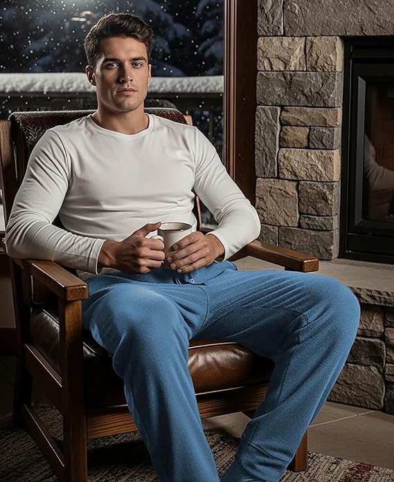 Men's Micro Fleece Plaid Lounge Pants  (Multi-Packs)
