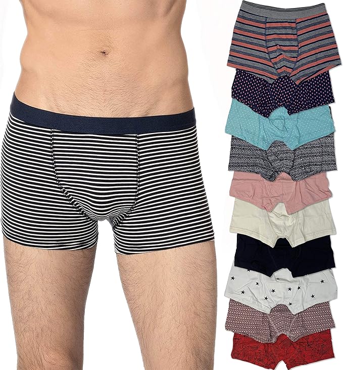 Men's Cotton Stretch Boxer Briefs